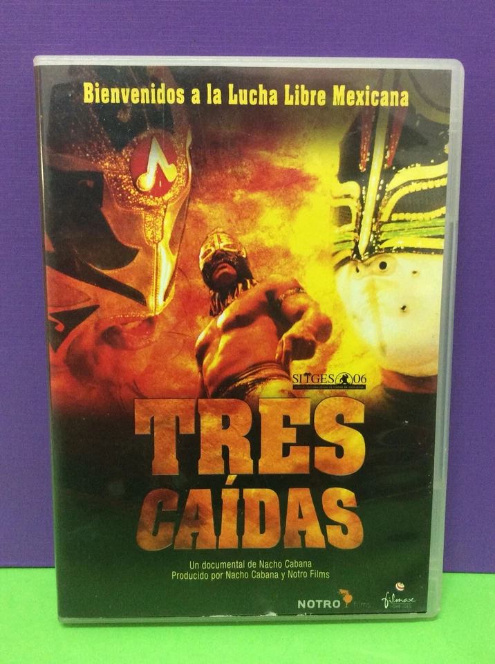 TRES CAÍDAS - LUCHA LIBRE MEXICANA- DVD- USADO GARANTIZADO - Imagen 1 de 3