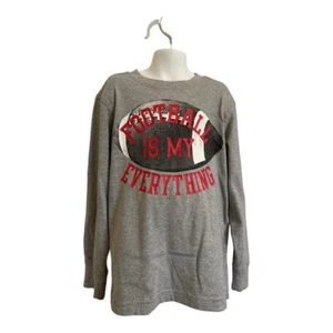 NUOVO Gymboree Boy's ""Football is Life"" taglia 7 - Foto 1 di 4
