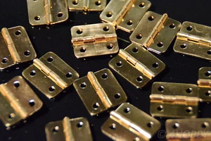 20 Mini Bisagras Para Joyeros, Caja Oro 16x13mm Oro - Imagen 1 de 3