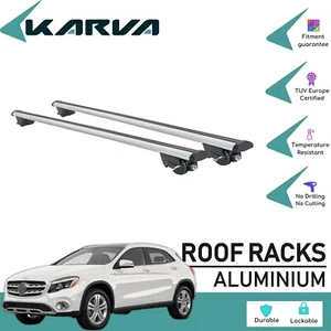 Roof Rack Cross Bars For Mercedes GLA 2015-2020 Luggage Carrier - Picture 1 of 13