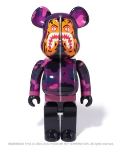 Figure COLOR CAMO TIGER BE@RBRICK 1000% M purple from japan - Picture 1 of 6