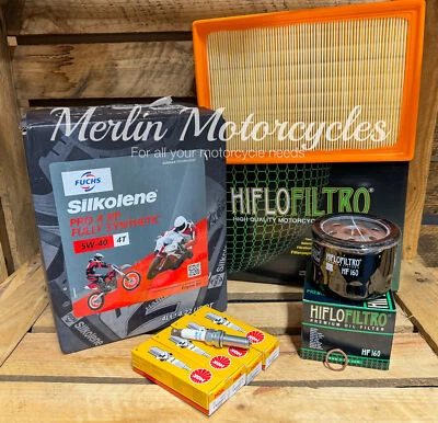 KIT DE SERVICIO TOTALMENTE SINTÉTICO BMW S1000RR 2010-2018 SILKOLENE PRO-4 5W40 Foto 1 de 4