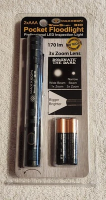 MAXXEON WorkStar 310 LED Penlight/Inspection Light W/ Zoom MXN00310 - Image 1 of 3