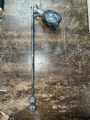 Vintage Godinger Silver Plated Pineapple 🍍 Design Candle Snuffer Mid Century - Image 1 of 4