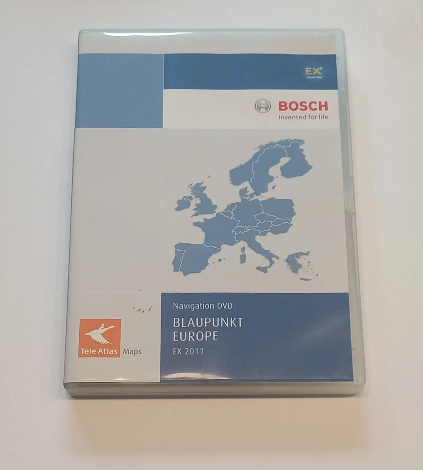 Tele Atlas Maps BLAUPUNKT EUROPE EX2011 EUROPA NAVIGATION DVD BOSCH - Bild 1 von 4