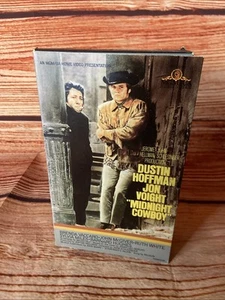 MIdnight Cowboy 1980’s MGM/UA Silver Big Box VHS Dustin Hoffman Jon Voight - Picture 1 of 8