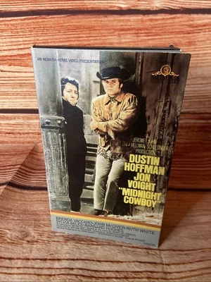 MIdnight Cowboy 1980’s MGM/UA Silver Big Box VHS Dustin Hoffman Jon Voight - Image 1 of 4