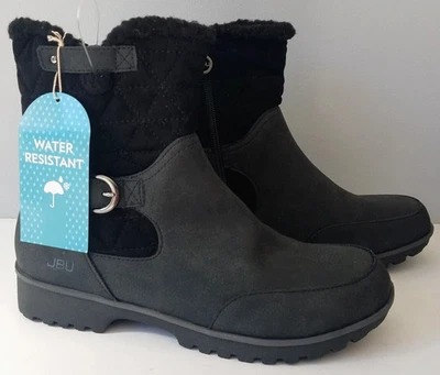 Botas Chelsea Jambu GLASGOW Forradas de Cuero Negras Media Pantorrilla Resistentes al Agua Talla 8 Foto 1 de 4