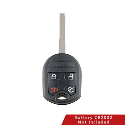 For 2015-2019 Ford Fiesta 4 Button Car Remote Key Smart Blade + Chip Kit - Image 1 of 4