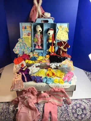 Seltener Knickerbocker Belle, Snoopy, 1982, in Tragetasche, Tonnen von Zubehör  - Bild 1 von 4