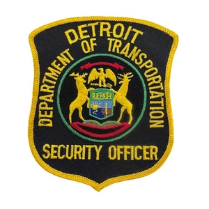 Parche de oficial de seguridad del Departamento de Transporte de Detroit de colección - Imagen 1 de 4