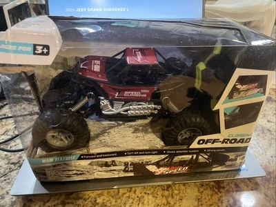 Red Super Power Off-road RC Truck Speed Climbing 4WD RC car Crawler Box Has Rip - Image 1 of 3