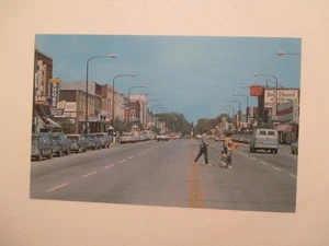 Rice Lake Wisconsin Postcard Street view #2 WI - Picture 1 of 2