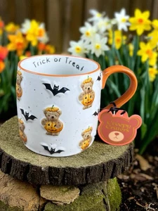 Creepy Critters "Trick or Treat" Bär im Kürbis Becher - 22 Unzen Neu mit Etikett - Bild 1 von 5
