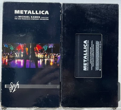 Metallica S&M VHS 1999 Rock Limited Edition Elektra Documentary - Image 1 of 4