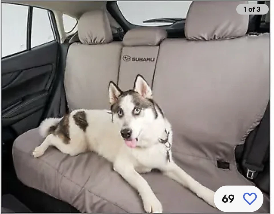 2017-2023 Subaru Crosstrek Impreza Rear Seat Cover w/ Armrest NEW F411SFL001 oem - Image 1 of 1