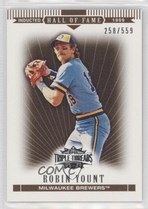2007 Topps Triple Threads Sepia /559 Robin Yount #124 HOF