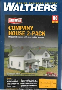 HO Scale Walthers Cornerstone 933-3790 Company House Building Kit pkg (2) - Picture 1 of 1