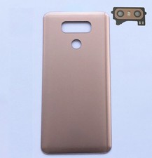 Back Housing Battery Cover Rear Door Glass + Tape + Back Camera Cover For LG G6