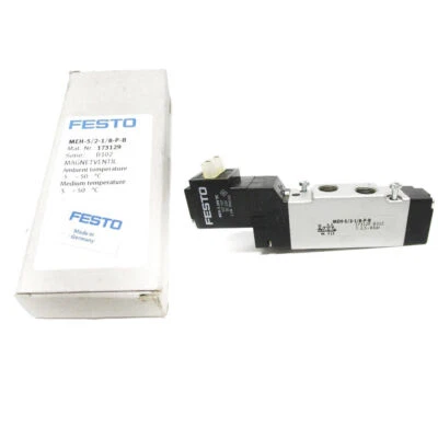 MARKENLOS/GENERISCH For FESTO MEH-5/2-1/8-P-B 173129 PNEUMATIC SOLENOID VALVE