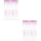  2 PCS Disco Ornaments Tinsel Curtain Adhesive Double Sided Tape Wedding