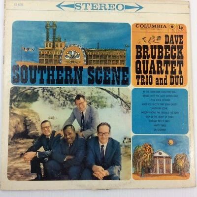 Dave Brubeck Quartet Southern Scene Six Eye Columbia 1962 Vinyl record LP Jazz Foto 1 de 4