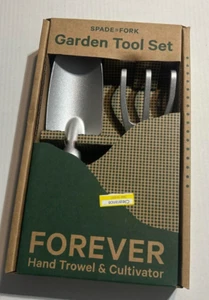 New Spade to Fork Garden Tool Set: Forever Hand Trowel and Cultivator - Picture 1 of 3