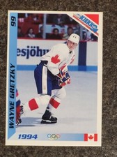 1994 Semic Jaakiekko Finnish Wayne Gretzky #99 Hockey Card