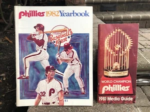 1981 Phillies Media Guide and 1982 Yearbook....2 Items - Picture 1 of 13