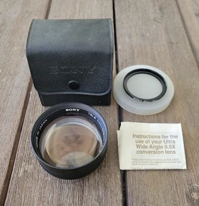 Sony VCL-1558 A TELE CONVERSION LENS X1.5 w/ Case Made In Japan - Picture 1 of 13
