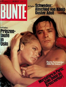 Bunte Magazine October 4 1973 Romy Schneider James Bond Joan Kennedy Asterix - Picture 1 of 5