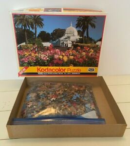 Vintage Kodacolor Conservatory Of Flowers 1000 Piece Jigsaw Puzzle