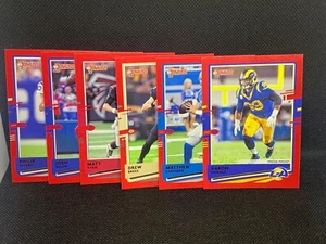 2020 Panini Donruss NFL - Press Proof Red - David Montgomery - Bears #58 - Picture 1 of 1