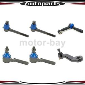 Front Inner Outer Idler Arm Pitman Arm Tie Rod End For Ford Crown Victoria 1997