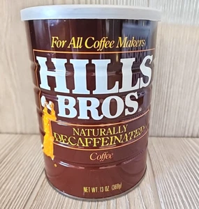 Hills Bros natürlich entkoffeinierter Kaffee 13 Unzen volle ungeöffnete Dose - Bild 1 von 9