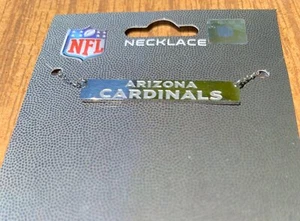 Arizona Cardinals NFL Licensed Silver colored Necklace Jewelry BRAND NEW - Picture 1 of 4
