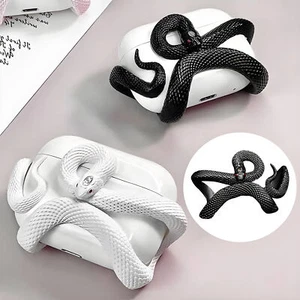 Cover for Earbuds with Snake Design Snake Design Earphone Case Snake Earphone - Picture 1 of 11