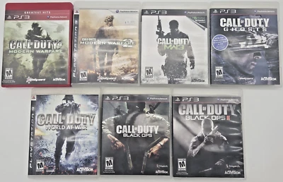 COD Call Of Duty Playstation PS3 Lote Juegos COLECCIÓN EXCELENTE PAQUETE COMPLETO Foto 1 de 4