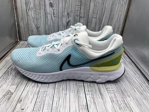 Nike React Miler 3 White/Blue DD0490 100 Men Size 13 BNIB Fast shipping!! - Picture 1 of 6