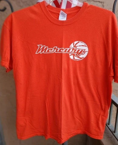 Phoenix Mercury WNBA Brittney Griner orange t-shirt, size XL, by Gildan Cover