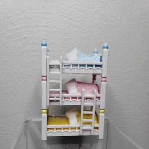 Calico Critters Sylvanian Family letti a castello tripli per bambini mobili epoca - Foto 1 di 11