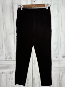 FRANK & EILEEN MURPHY BILLION DOLLAR RAW HEM CROP STRETCH LEGGING PANTS BLACK S - Picture 1 of 13