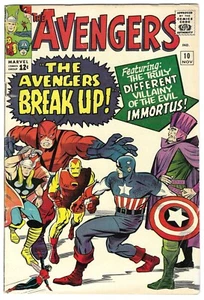 AVENGERS #10 VG/FN 5.0 1st Appearance IMMORTUS KANG Kirby Captain America Pin-Up - Bild 1 von 2