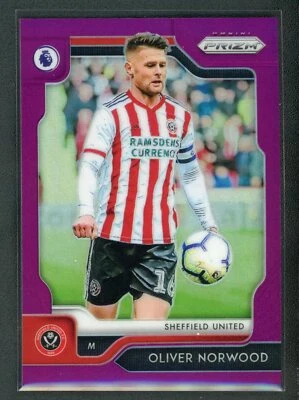 2019-20 OLIVER NORWOOD 69/99 PANINI PRIZM PREMIER LEAGUE PURPLE - Image 1 of 2