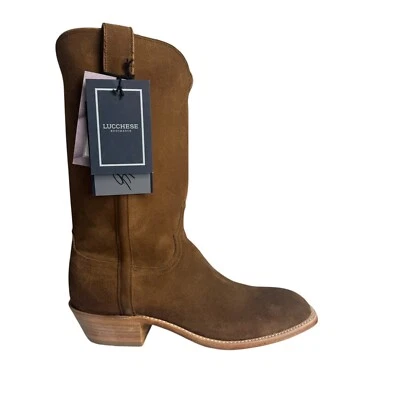 Lucchese x Chris Stapleton western cowboy Boot Brown Suede size 9.5 EE New box - Image 1 of 4