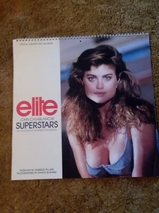 Casablanca Elite Models SWIMSUIT CALENDAR 1991 Oversized CINDY CRAWFORD NAOMI C - Picture 1 of 3