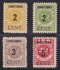 Memel 1923 Mi.Nr. 184-186, 188 Postfrisch ** Mnh Freimarken Überdruck 310,-- ?