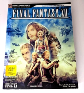 Final Fantasy XII 12 BradyGames Strategy Guide PlayStation 2 w/ Poster Attached - Picture 1 of 4