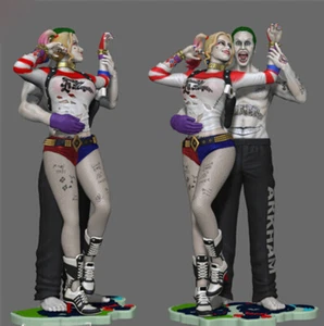 Jack Joker & Harlequin 3D Printing GK Figure Model Kit Unpainted Unassembled GK - Picture 1 of 8