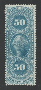 Scott # R63c, Used, F, 50¢ Surety Bond, Hand-Stamped Cancel, Beautiful Color! - Picture 1 of 2